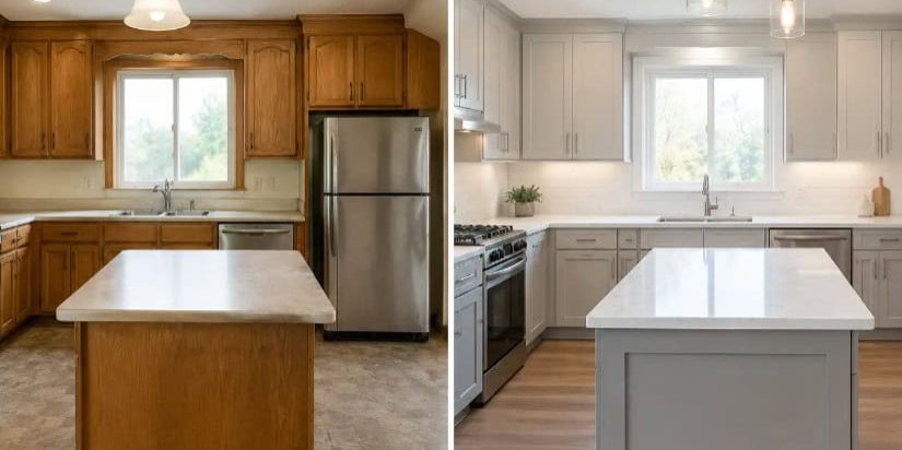 Kitchen refacing Kitchen refacing